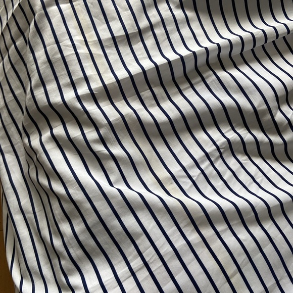 CHICO'S navy blue and purple flowers raincoat - Picture 8 of 8